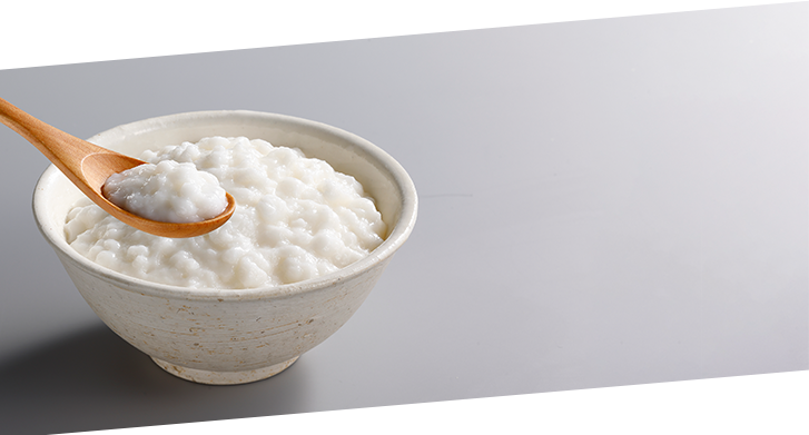 ごはんに近い見た目と美味しさ